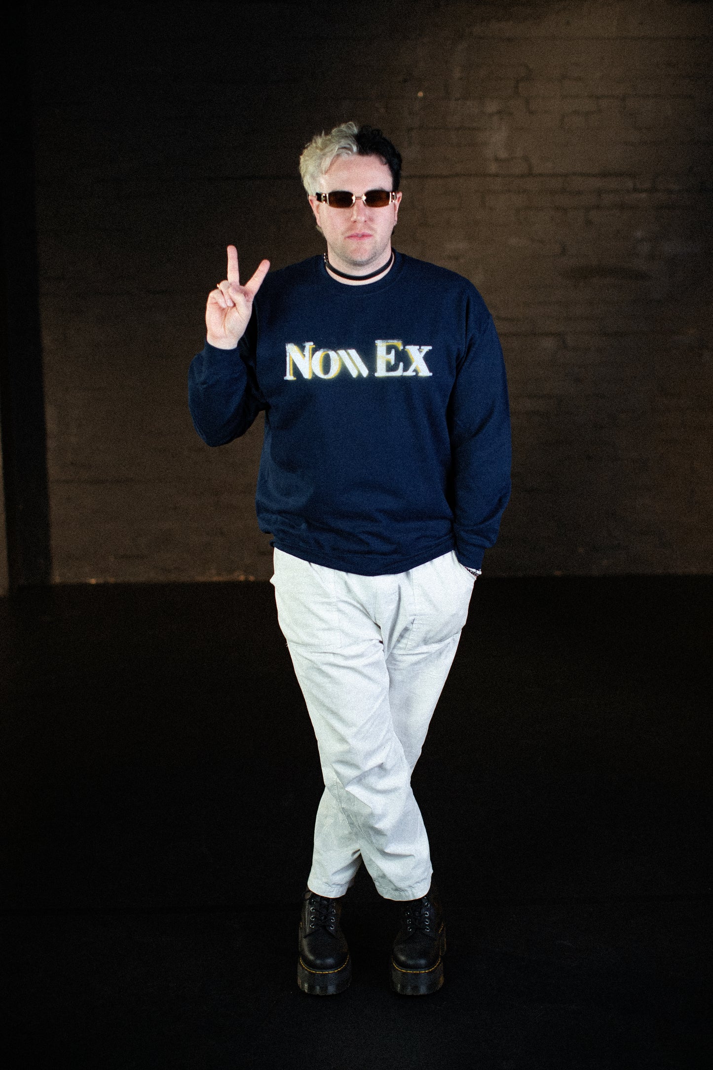 Gold Grunge Logo Jumper