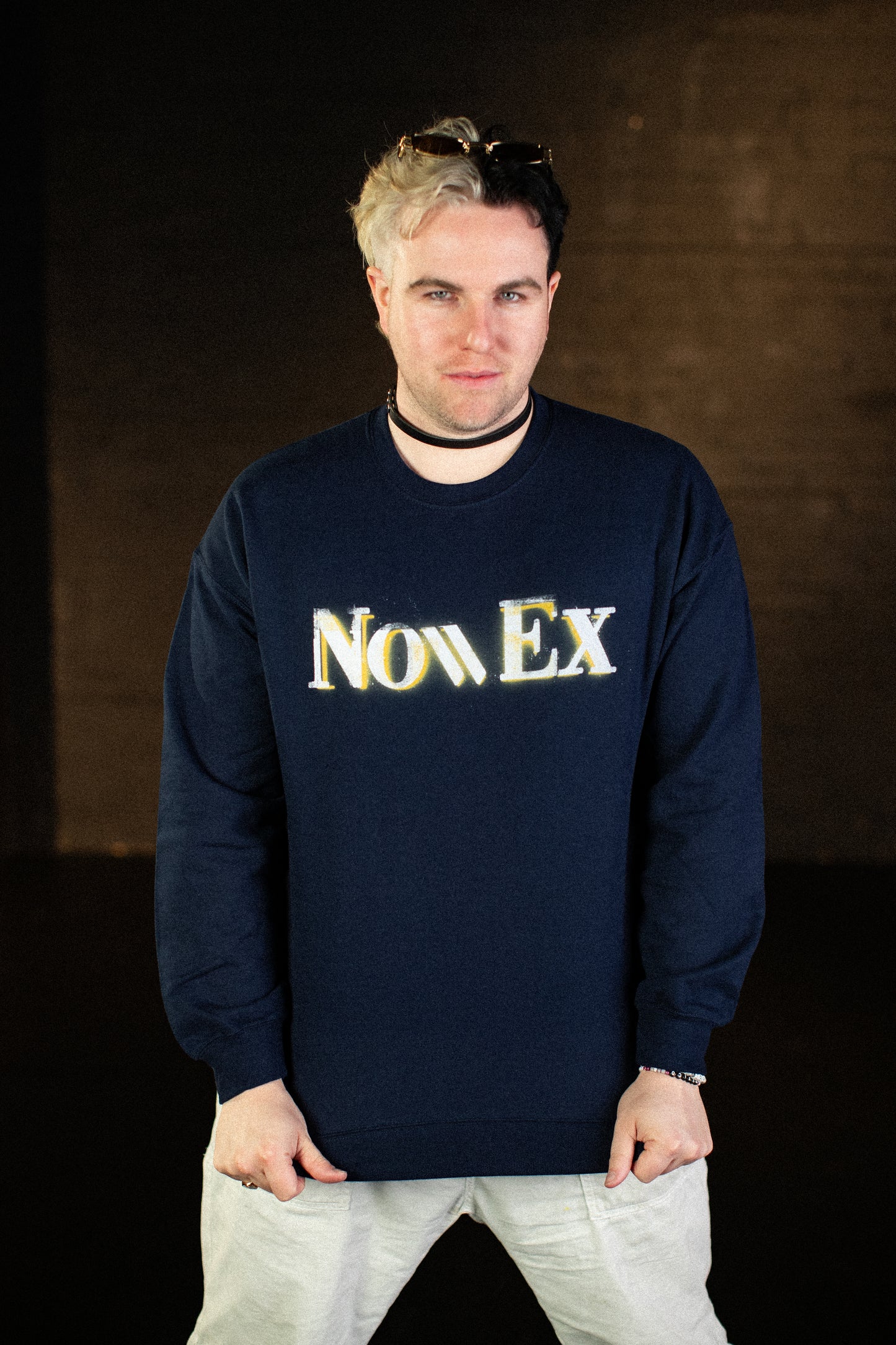Gold Grunge Logo Jumper
